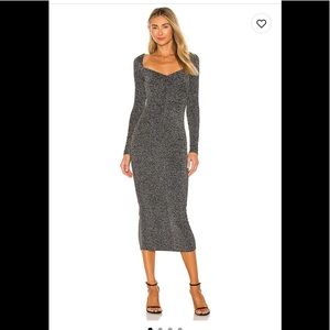 Tularosa Black Long Sleeve Dress